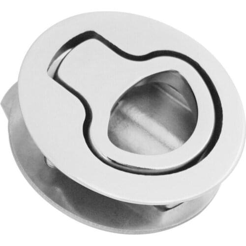 Boat 316 Stainless Steel 2'' Lift Handle Flush Pull Unlocking Latch 50mm