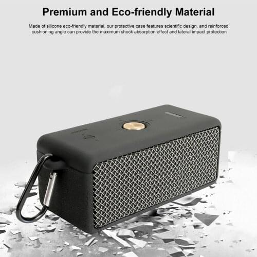 Dust-proof Speaker Silicone Case Protective Skin Sleeve Cover For MARSHALL EMBERTON Bluetoot-compatible Speaker Accessories