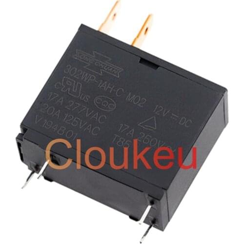 Relay 302WP-1AH-C M02 12VDC 17A 4pin