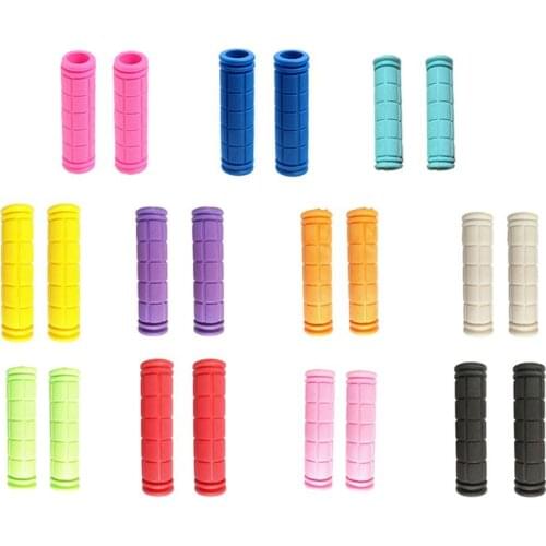 Rubber Bike Handlebar Grips Cover BMX MTB Mountain Bicycle Handles Anti-skid Bicycles Bar Grips Fixed Gear Bicycle Parts