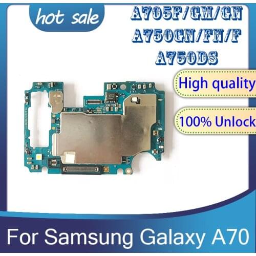 Replacement Motherboard Mainboard Logic Board For Samsung Galaxy A705F/GN/GM A750GN/FN/F A750DS Motherboard With Android System