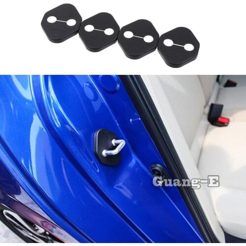 Car Body Styling Interior Plastic Anti Rust Water Proof Door Lock Keys Key Buckle Cover 4pcs For Honda Fit Jazz 2017 2018 2019