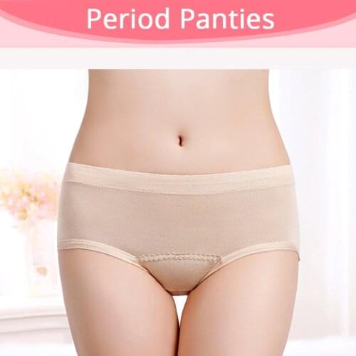 Period Panties Women Menstrual Period Panties Women Modal Cotton Underwear Ladies Lengthen Panties Leakproof Underwear