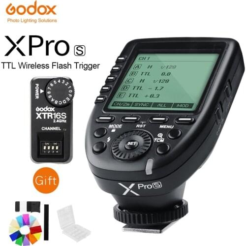In Stock StoGodox Xpro-S XPros TTL Wireless Flash Trigger 1/8000s + XTR-16s for Sony Camera TT685S V860II-S