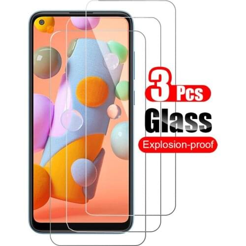 3Pcs For Samsung Galaxy A11 Tempered Glass Screen Protector On The For Samsung Galaxy A11 Film Premium Anti-Scratch Glass Guard