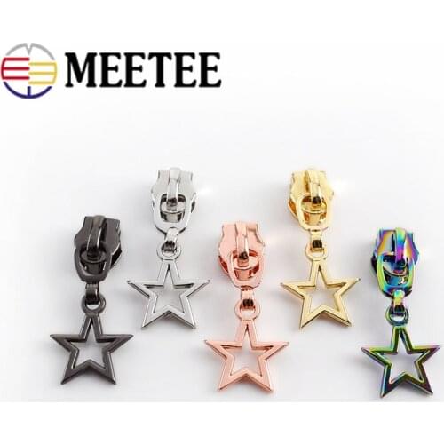 20pcs 5# Zipper Heads for Nylon Zippers Bag Pocket Zip Sliders Repair Kits Replacement DIY Sewing Accessories ZT173