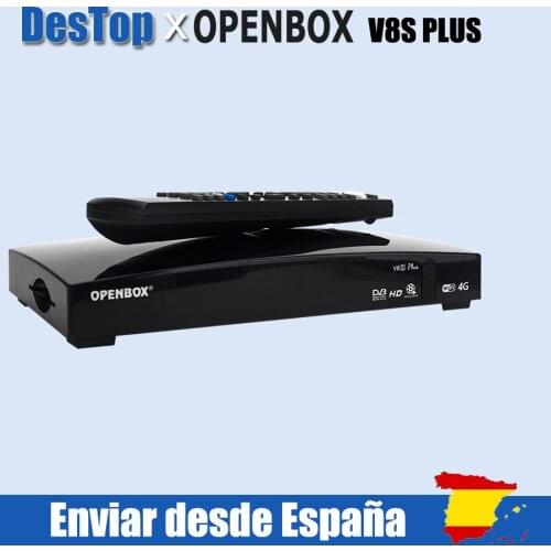 2PCS Original Openbox V8S PLUS Satellite Receiver S V8 Support 2xUSB USB Wifi WEB TV Cccamd Newcamd Weather Forecast Biss Key