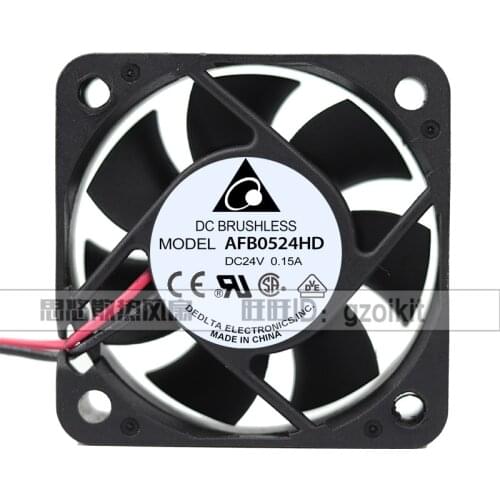 AFB0524HD 5015 24V 0.15A 5CM Large Air Volume Double Ball Inverter Fan