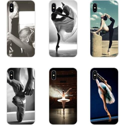 Accessories Shell Case For Samsung A10 A30 A40 A50 A60 A70 Galaxy S2 Note 2 3 Grand Core Prime ballet dancer watercolor painting
