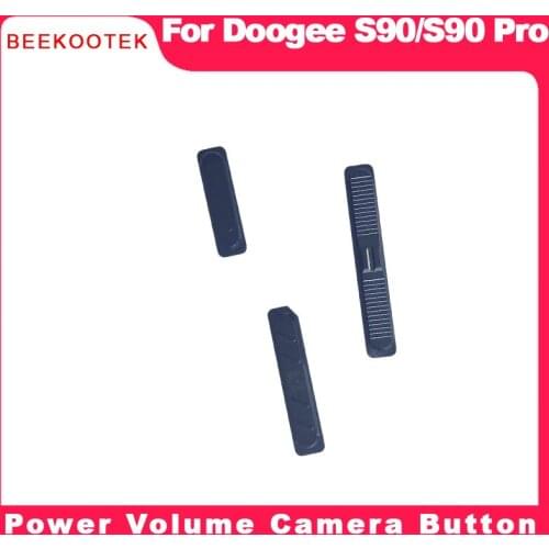 BEEKOOTEK New Original For Doogee S90 power on/off+ volume button Key up/down Camera button Key For Doogee S90 Pro/S90C Phone
