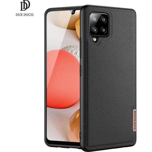 For Samsung S21 5G S21 Plus 5G S21 Ultra 5G S20 FE S21 FE XCover 5 Case DUX DUCIS Fino Series Woven Fabric Protecting Back Case