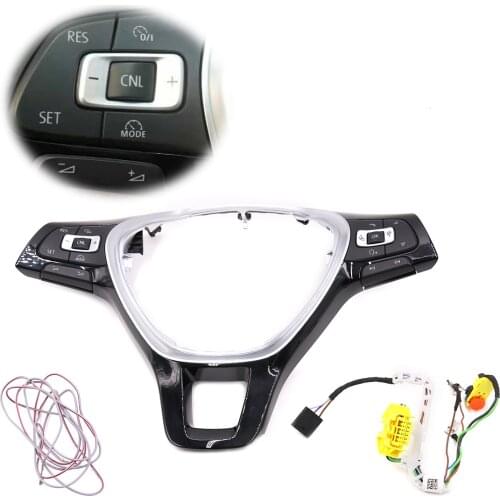 For VW PASSAT B8 Golf 7 Mk7 Vii MFL Cruise Control Stalk Steering Wheel Buttons Swith Panel