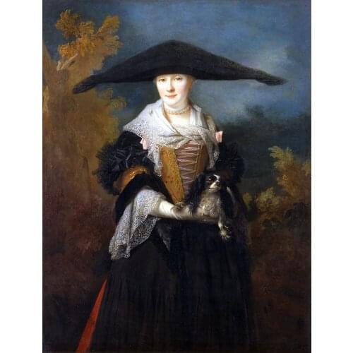 Painting By Numbers Lady hug puppy Drawing On Canvas HandPainted Gift Picture By Number animal Kits Home Decoration