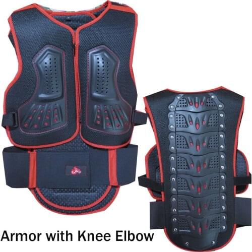 Club Team Sports Racing Youth Children Armor Motocross MTB Skiing Skating Vest Chest Back Protector