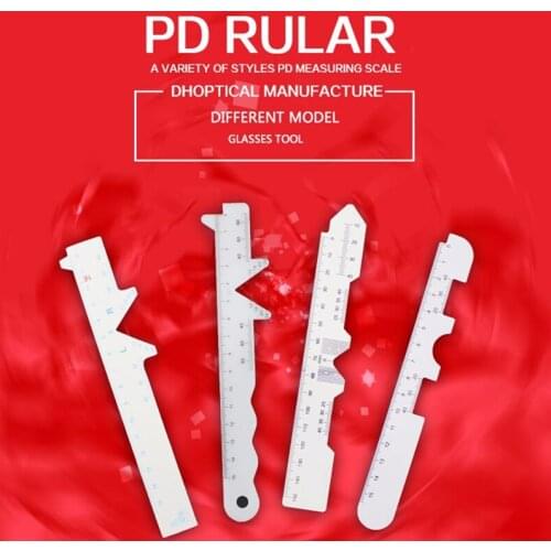 PD ruler ,eyeglasses tool PVC material 10pcs by dhoptical