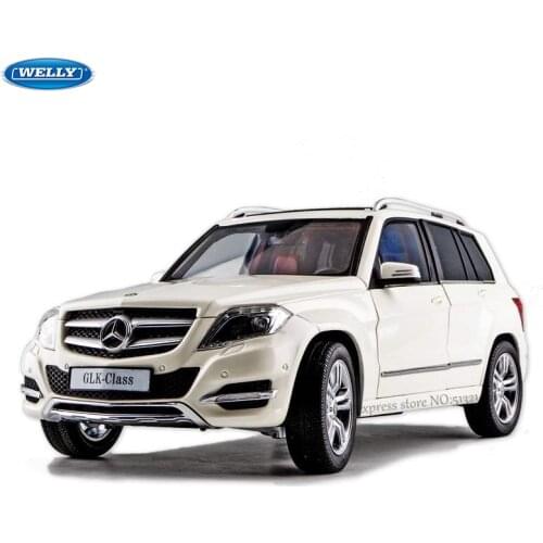 WELLY 1:18 Mercedes GLK off-road vehicle Alloy Retro Car Model Classic Car Model Car Decoration Collection gift