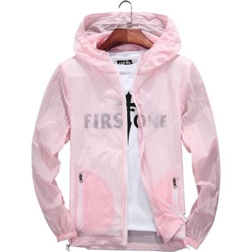 B Men/Women UV Sun Protection Quick Dry Slim-Fit Thin Transparent Jacket Camouflage dark flower couple sun protection clothing