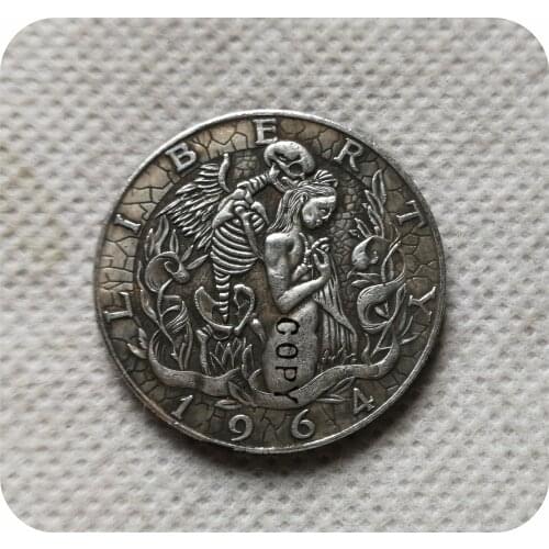 Hobo Nickel Coin 1964-D Kennedy Half Dollar copy coins commemorative coins-replica coins collectibles