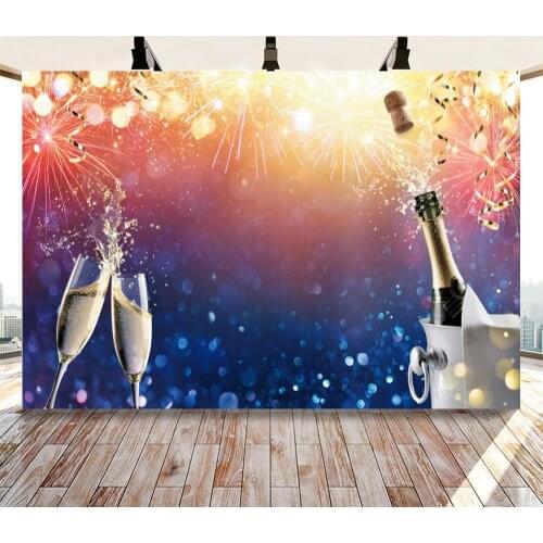 Christmas Day Happy New Year Photography Backgrounds For Photo Studio Celebration Backdrop Camera Photo