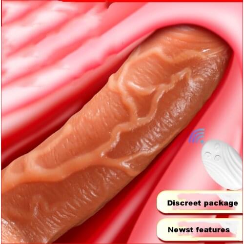 Wireless Remote Telescopic Heating Dildo Vibrators Sex Toys for Women Adult Sex Machines Big Penis Dick Female Masturbation