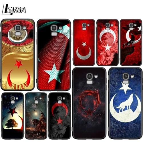 Turkey Turkish Flag For Samsung Galaxy J2 J3 J4 Core J5 J6 J7 J8 Prime duo Plus 2018 2017 2016 Silicone Phone Cover