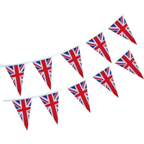 Xvggdg 20pcs/set 20pcs/set Pennant UK String Banner britain Buntings Festival Party Holiday Decorat