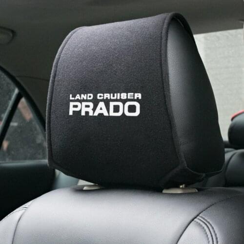 1PCS Car seat headrest cover for Toyota prado land cruiser accessories car styling