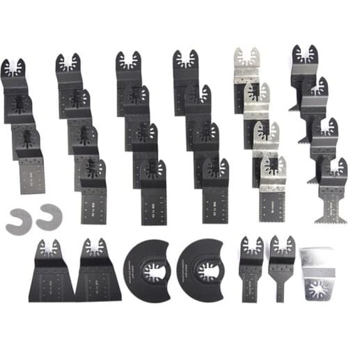 31PCS Oscillating Saw Blades Multifunctional Blades Kit For Wood Metal Plastic Wood Cutting Kit Chipboard Tool Circular Saw