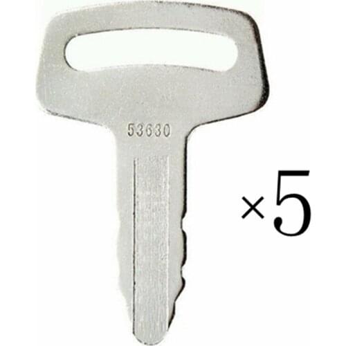 5pc Ignition Key RC101-53630 For Kubota Excavator Construction Equipment