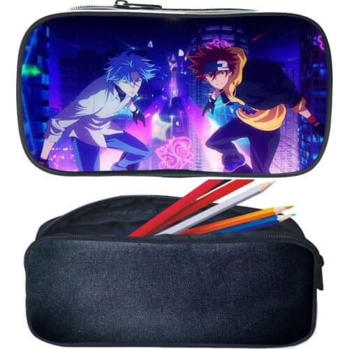SK8 The Infinity Anime Pencil Case Students Stationery Bag Boys Girls SK8 Cool Pencil Bag Children Pencil Holder School Suplies