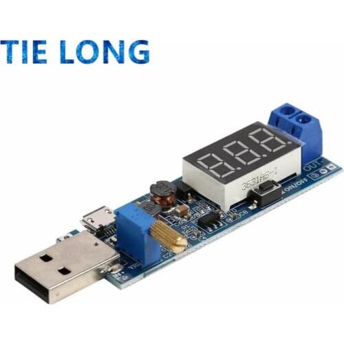 DC-DC USB boost power regulator module 5V to 3.3V 9V 12V 24V desktop power module