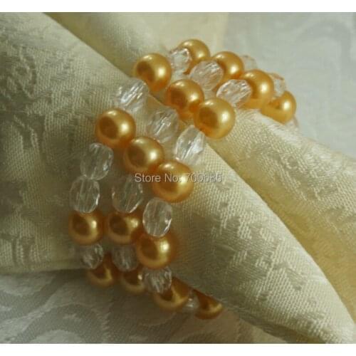 Pearl ring napkin holder