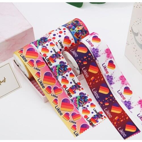 DIY Cartoon Printed Grosgrain Ribbon For Craft Supplies Sewing Accessories 5 Yards, Planar Resins Mold 10 Pieces. 37791