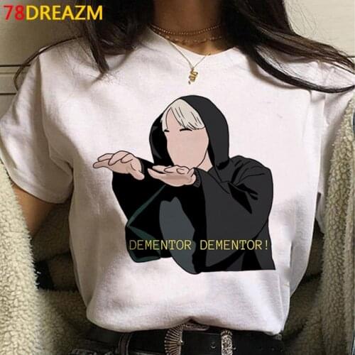 Draco malfoy top tees women kawaii graphic tees women harajuku tumblr top tees t shirt ulzzang