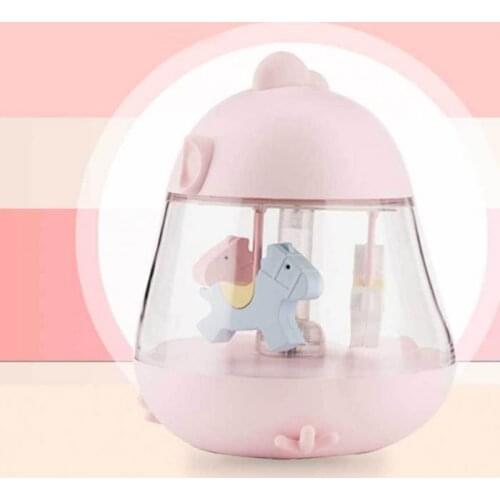 Carousel Music Night Light Cartoon Night Lamp for Bedroom Home Decorations Drop shipping