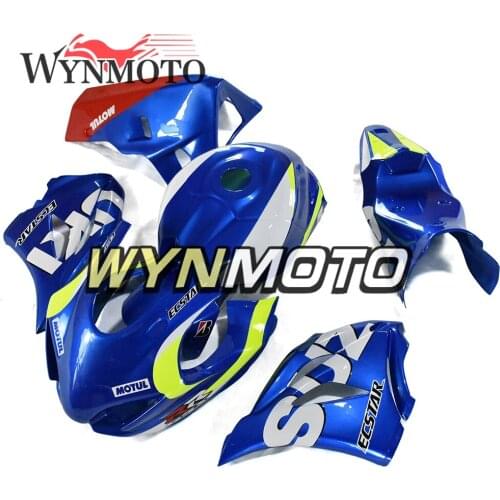 Racing Fiberglass None Yellow Blue Fairings Kit For GSXR1000 2017 2018 2019 17 18 19 Fiberglass Bike Bodywork Kit