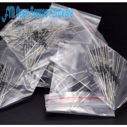 1n4001 1N4002 1N4004 n4007 6A10 10A10 1N5408 7kind = 100pcs Into the fast recovery diode assorted kit