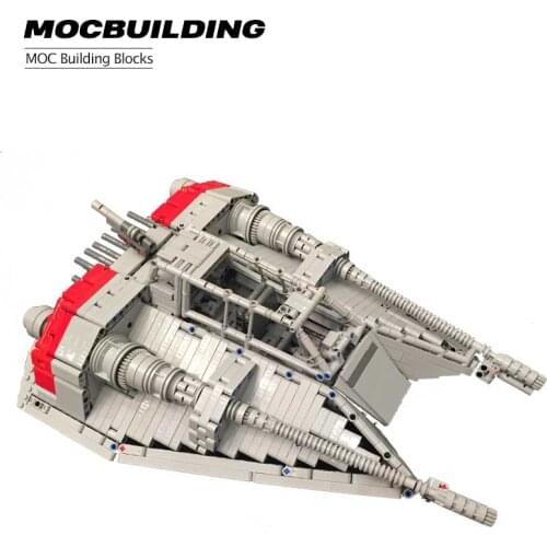 Spaceship Series War Snowspeeder Snowfield Plane Building Brick Children MOC Building Block Gift Toys