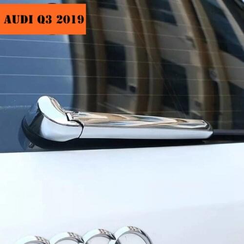 Suitable for Audi Q3 2019 ABS chrome rear tail window windshield windscreen wiper cap trim auto cover Accessories
