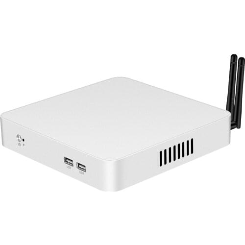 Mini PC Intel Celeron J1900 Quad Cores HDMI VGA 6*USB WiFi Gigabit LAN DDR3L mSATA HTPC Nettop Windows 10 Linux