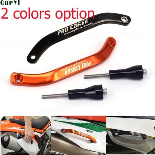 Motorcycle Grab Handle Bar Rear Seat Pillion Passenger Rail Sport Motorcycle For 125 250 300 350 450 500 EXC SX EXCF SXF 16-17