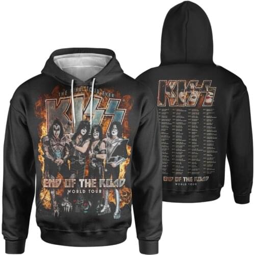 Rock Kiss Band 3D Printed Jacket Men/Women Harajuku Hoodie Unisex Casual Streetwear Sweatshirt Pullover Sudadera Hombre WS999