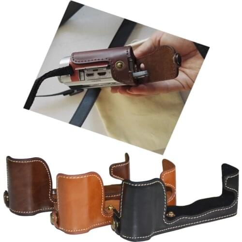 New Pu Leather Camera Case Half body Bottom Cover For Fuji Fujifilm XA2 XA3 XA10 XA5