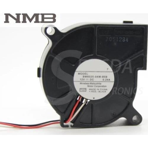 Original For NMB BM6025-04W-B59 60mm DC 12V 0.18A 6CM blower centrifugal cooling fans