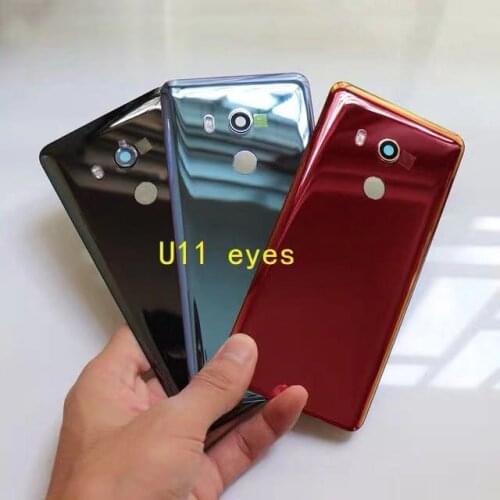 U11Eyes Back Cover For HTC U11 Eyes 6" Battery Cover Housing Glass Door Repair Replacement Rear Case