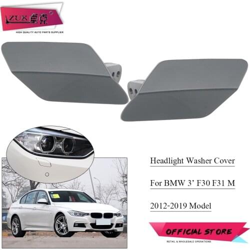 ZUK Front Bumper Headlight Headlamp Washer Nozzle Cover For BMW 320 323 325 328 330 335 F30 F31 F35 M Aerodynamics Package