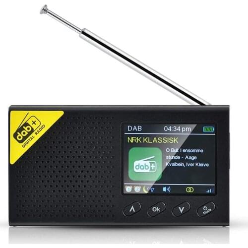 Portable DAB/DAB+ FM Radio With Bluetooth Digital Radio Portable Color Screen Digital Clock Radio For Outdoor Indoor