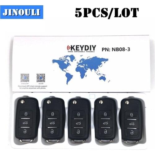 5pcs,KD900 Key Programmer NB08 3 Button NB Series Universal Multi-functional Remote Control for all KD MINI B and NB Series Keys