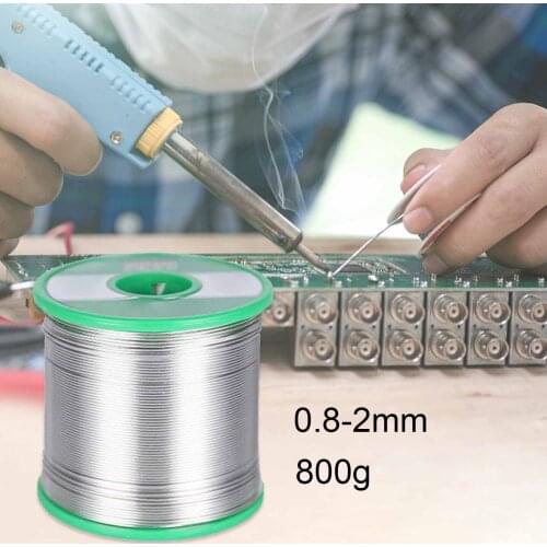 800g 0.8-2mm Flux-cored Wire Eco-friendly Cleaning-free Lead-free Reactive Solder Tin Wire for Electronic Instrument Motherboard