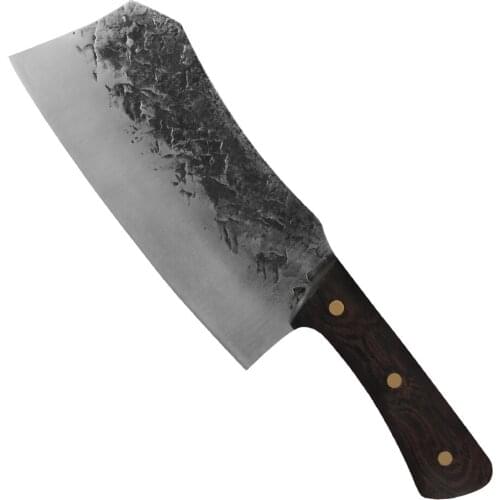 Chopping Knife Handmade Sliced Chef Kitchen Full Tang Cleaver Forged Chinese Butcher Cutlery Knife Camping Serbian Chef Knife